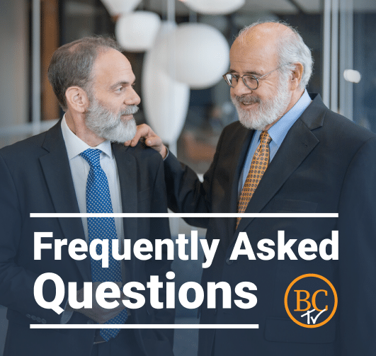 Frequently asked questions series thumbnail featuring Terry Crouppen and Ed Herman talking