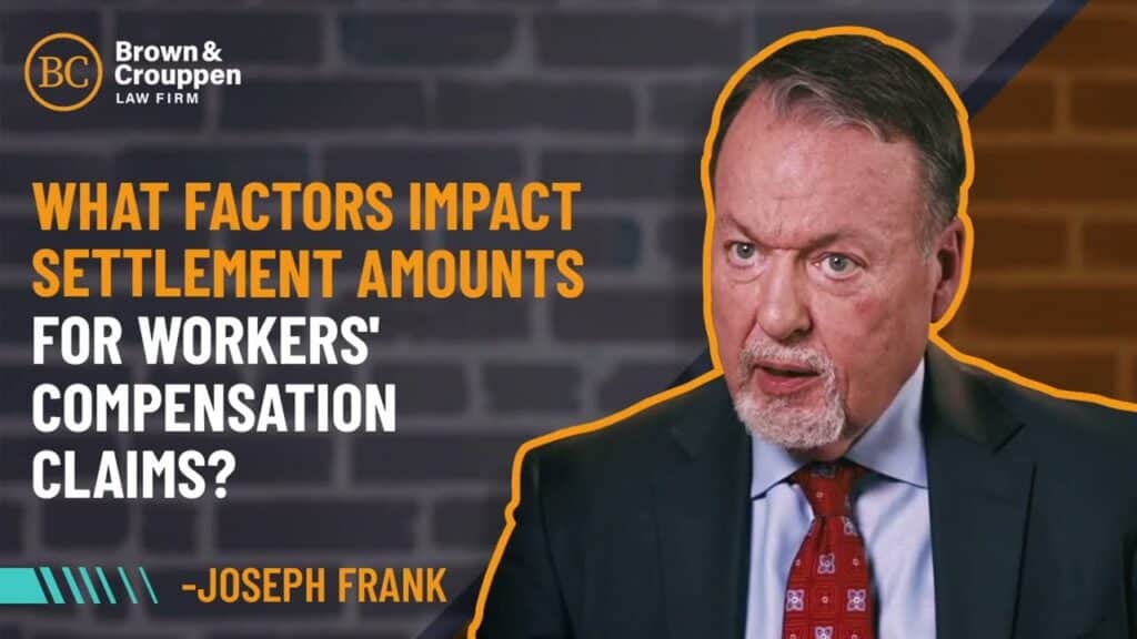 Attorney Joseph Frank on what factors impact settlement amounts for workers' compensation claims