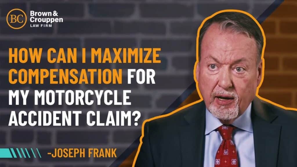 Attorney Joseph Frank on how to maximize compensation for your motorcycle accident claim