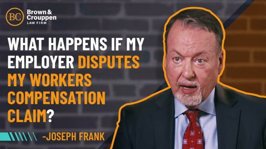 Attorney Joseph Frank on what happens if your employer disputes your workers' compensation claim